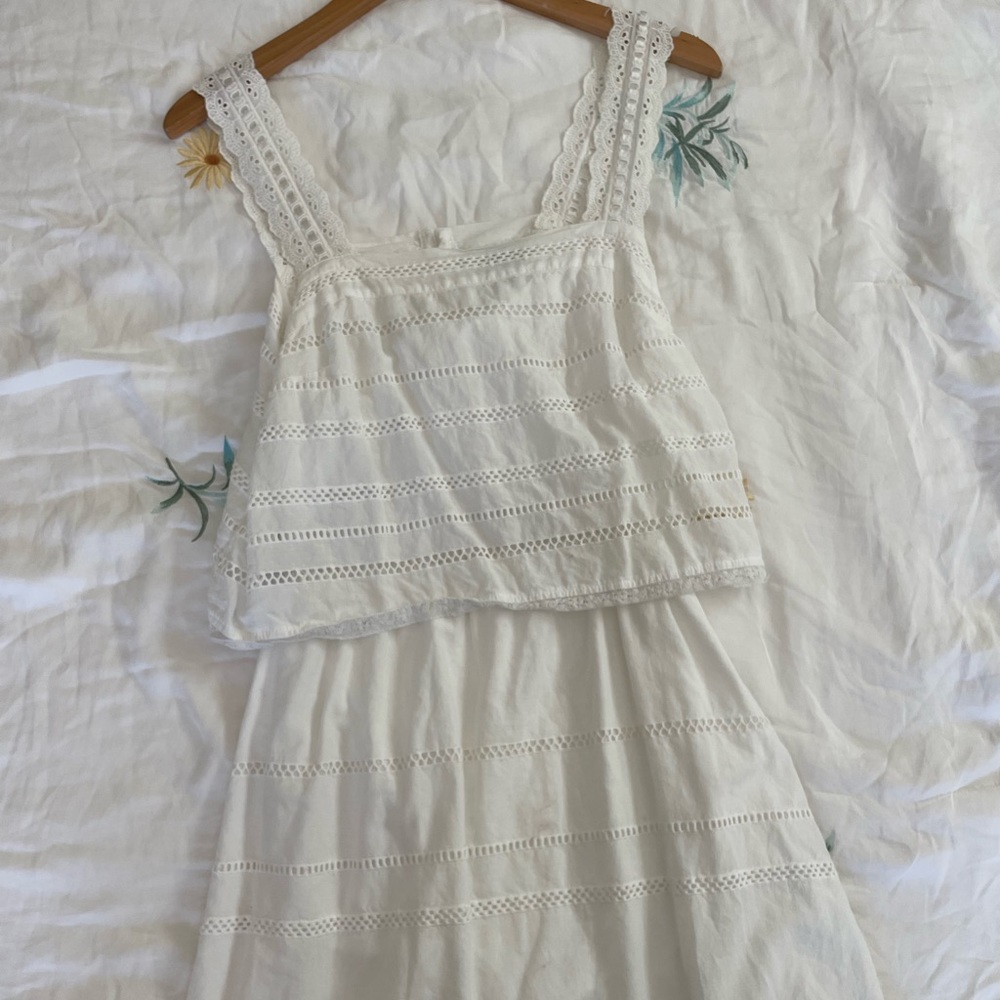 topshop white dress